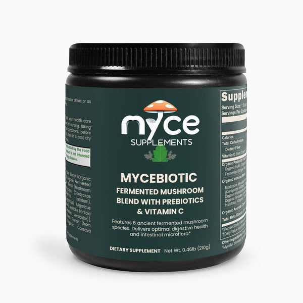 MyceBiotic Fermented Mushroom Blend with Prebiotics & Vitamin C