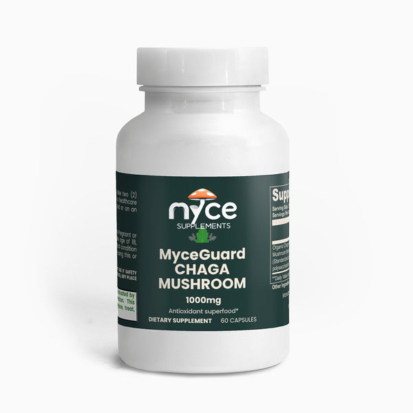 MyceGuard Chaga Mushroom – Immune, Inflammation & Blood Sugar Support