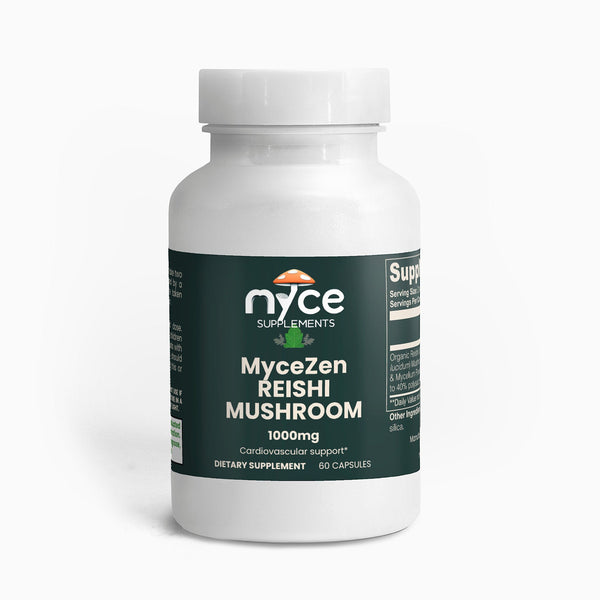 MyceZen Reishi Mushroom 1000 mg – Immune, Stress & Heart Health