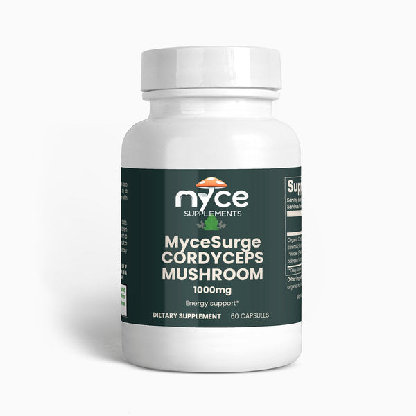 MyceSurge Cordyceps Mushroom 1000 mg – Energy, Soreness & Cardiovascular Support